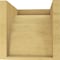 Ekena Millwork 9"W x 9"D x 9"H Wide Stockport Rough Cedar Woodgrain TimberThane Corbel, Primed Tan CORUR09X09X09STORCPR - alternate 4